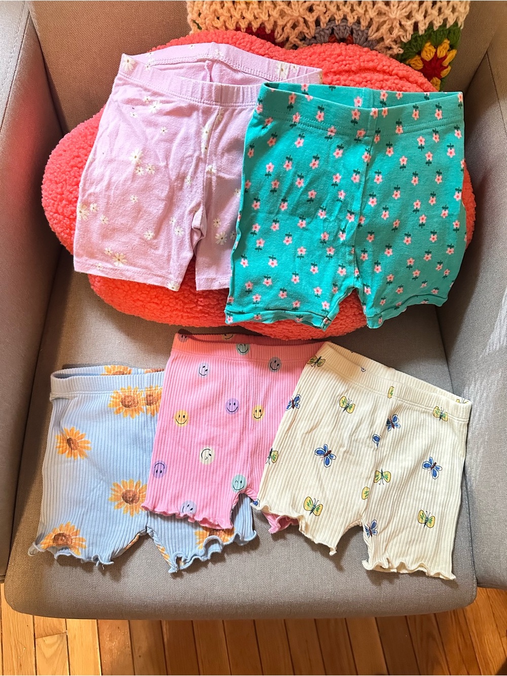 Baby Toddler Printed Shorts Set Bundle Size 12-18 Months